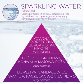 <B>SPARKLING WATER</B> SPRAY 250 ml odświeżacz powietrza PREMIUM